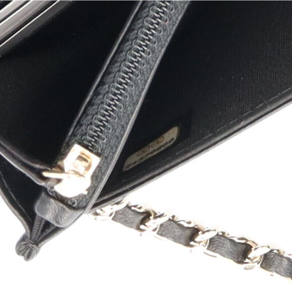Chanel Matelasse Camellia Chain Wallet #140902C23B - Picture 8 of 9